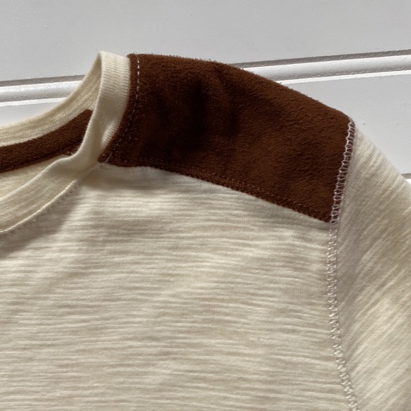 RL Western Suede Patch Cotton Henley - Picture 9 of 13